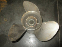 Load image into Gallery viewer, Suzuki stainless steel outboard propeller 13 1/4 by 18
