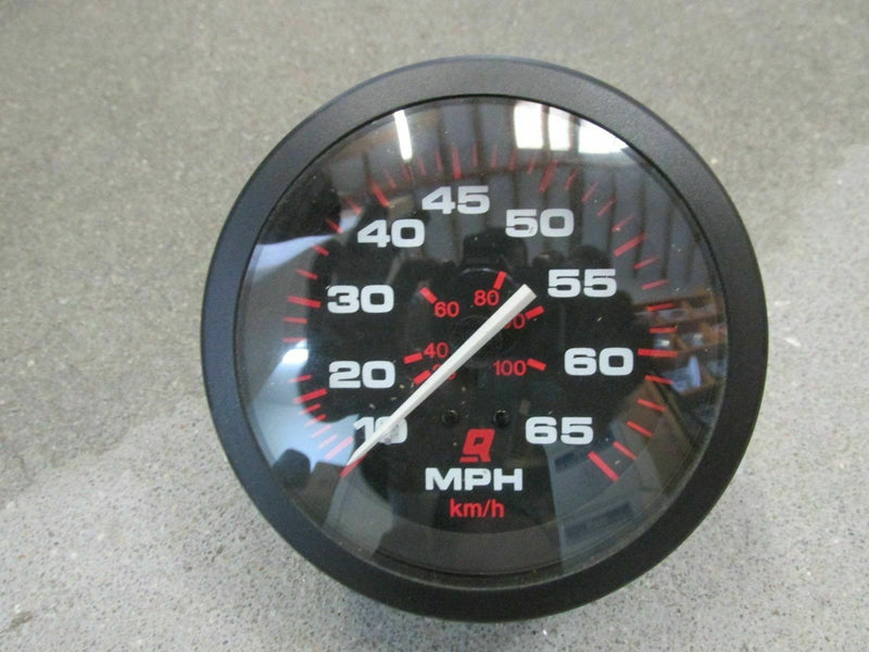 Quicksilver outboard black speedometer gauge 859677-3