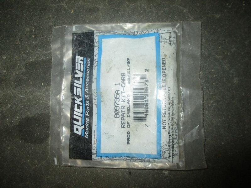 Mercury outboard Quicksilver carburetor repair kit (809735A1)