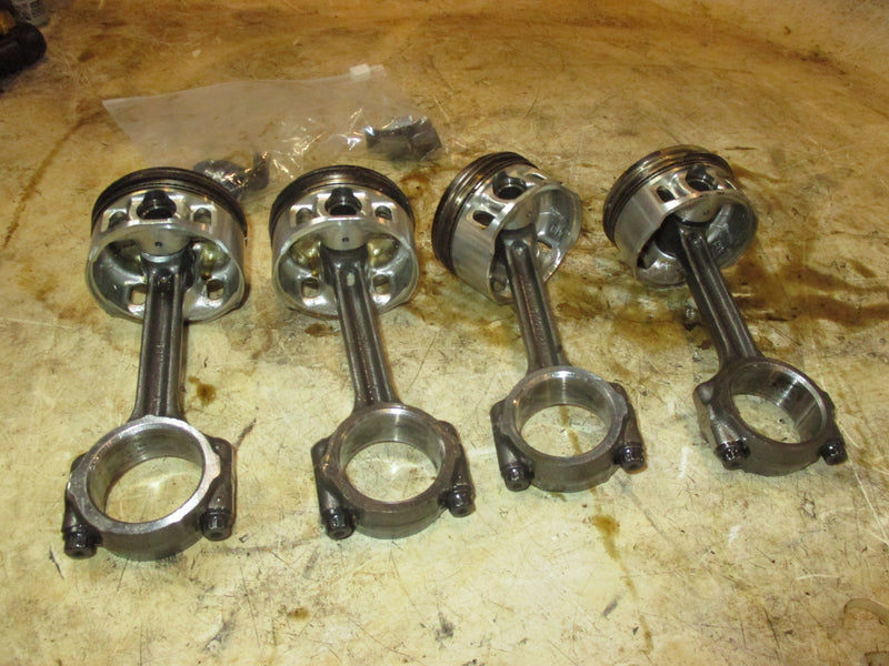 Mercury 60hp 4 Stroke outboard Piston and Rod Set of 4 (856064A1)