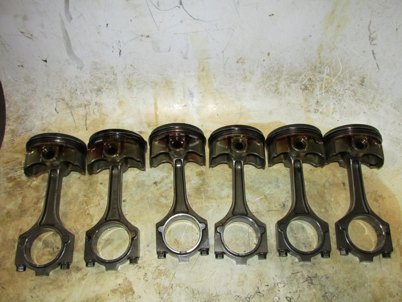 Yamaha 3.3L 225hp 4 Stroke Outboard Piston and Rod Set of 6 (69J-00)