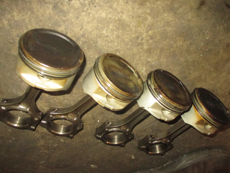 Yamaha 100hp 4 Stroke Outboard Piston and Rod Set of 4 (67F-00)