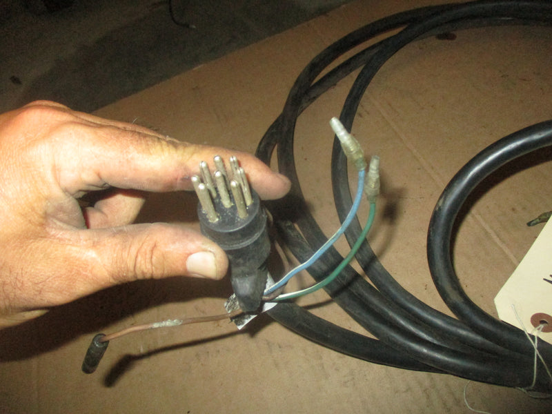 Mercury outboard 15' 8 pin rigging wiring harness with ignition switch