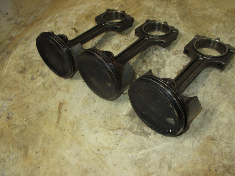 Yamaha 150hp 4 stroke outboard Piston and Rod set of 3   63P-01