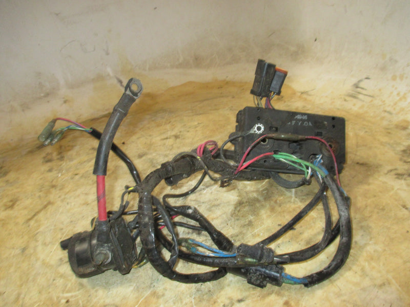Johnson 120hp 2 stroke outboard engine wiring harness and junction box