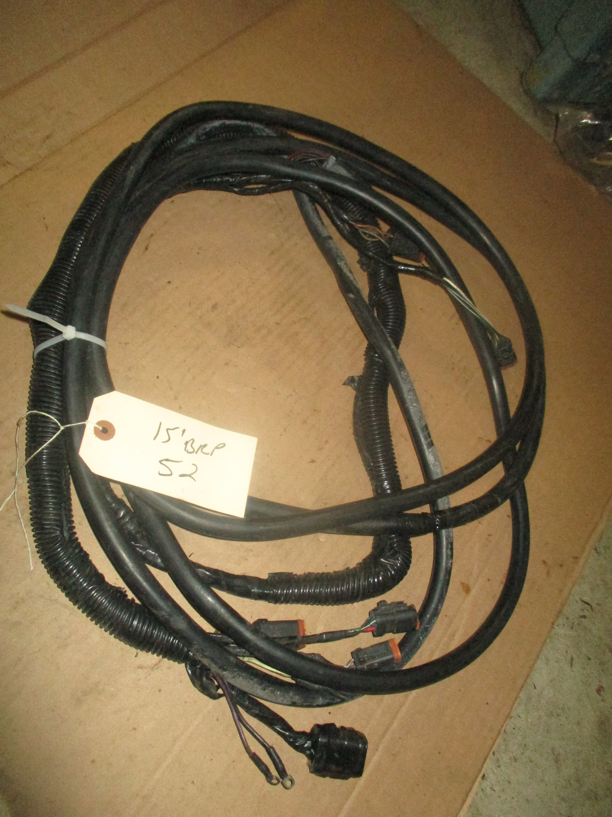 Johnson Evinrude outboard 15' BRP Rigging / Wiring Harness #52