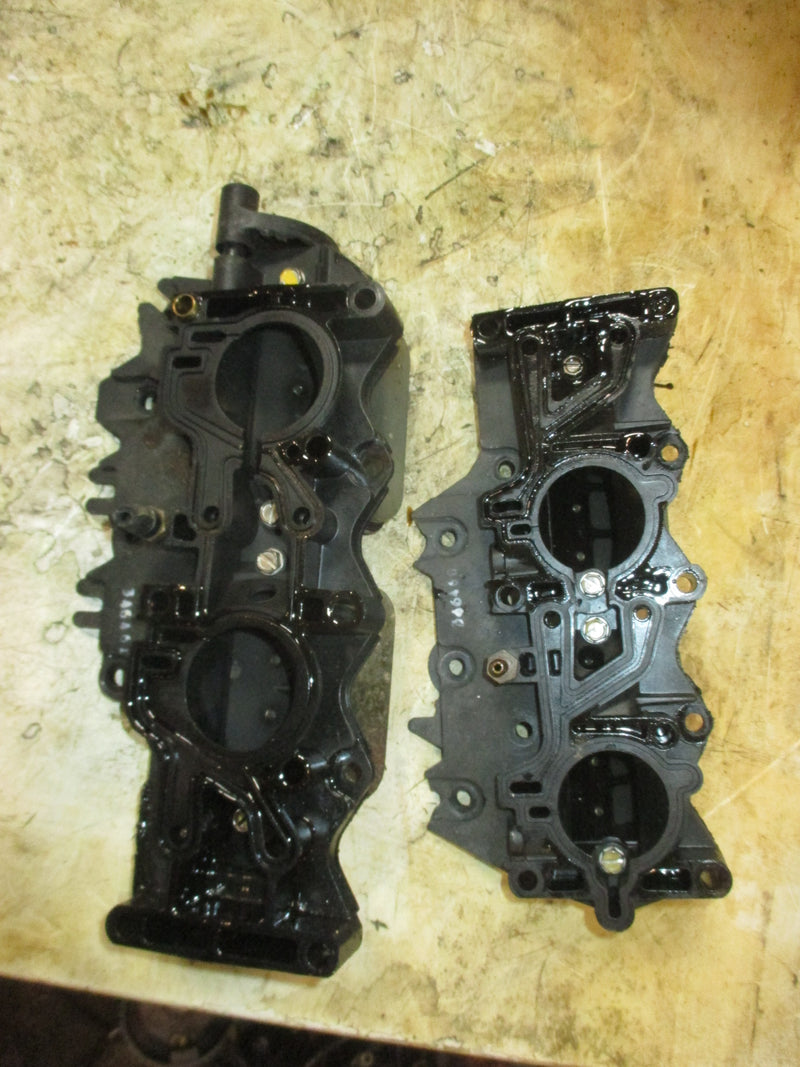 Evinrude Ficht 115hp 2 stroke outboard Intake Manifold Set (346461/346460)