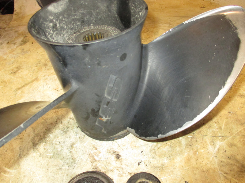 Johnson 200hp 2 stroke ocean runner outboard SST stainless steel propellor