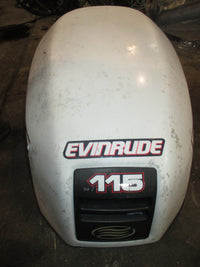 Load image into Gallery viewer, Evinrude Ficht 115hp 2 stroke outboard Top Cowling
