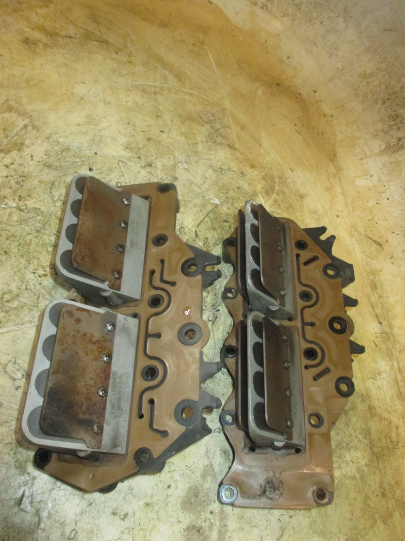 Johnson 90hp 60 degree 2 stroke outboard Intake Manifold and Reed Set