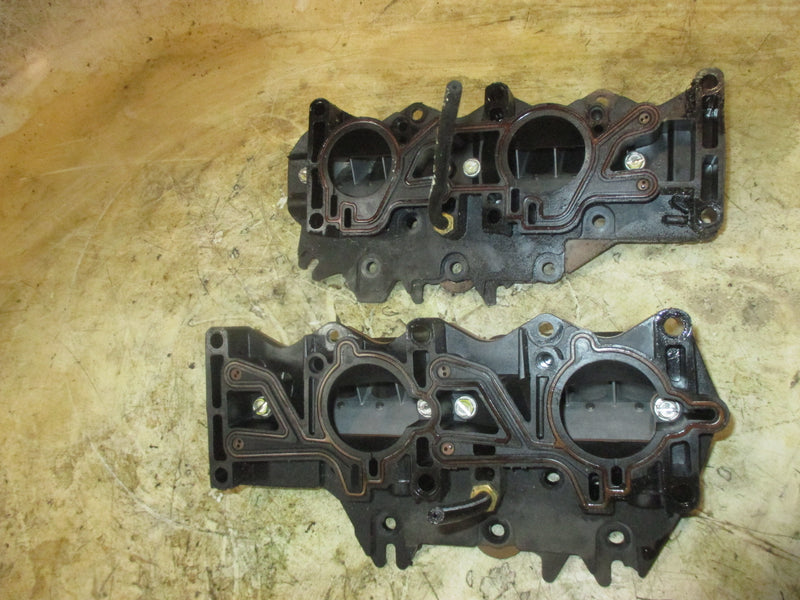 Johnson 90hp 60 degree 2 stroke outboard Intake Manifold and Reed Set