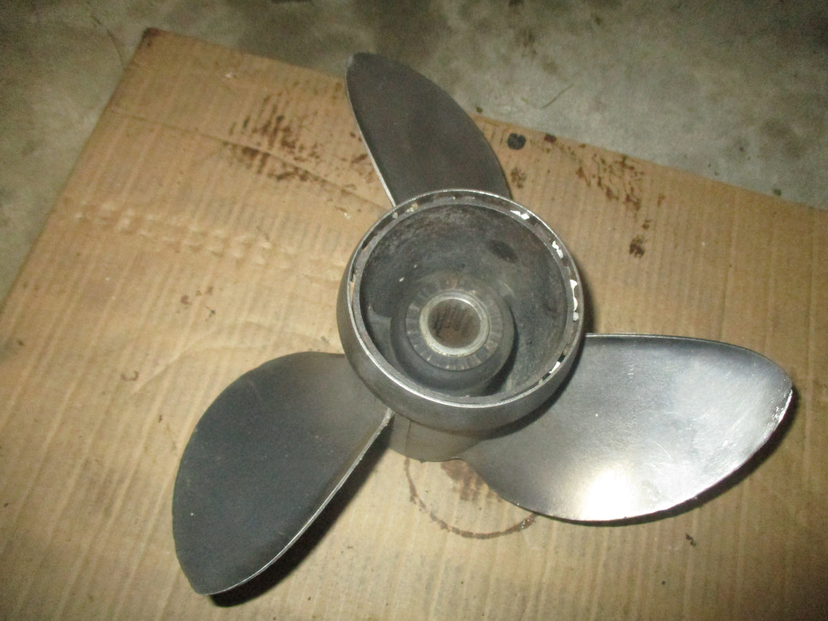 Johnson Evinrude outboard stainless steel propeller 13 by 19 (384142)