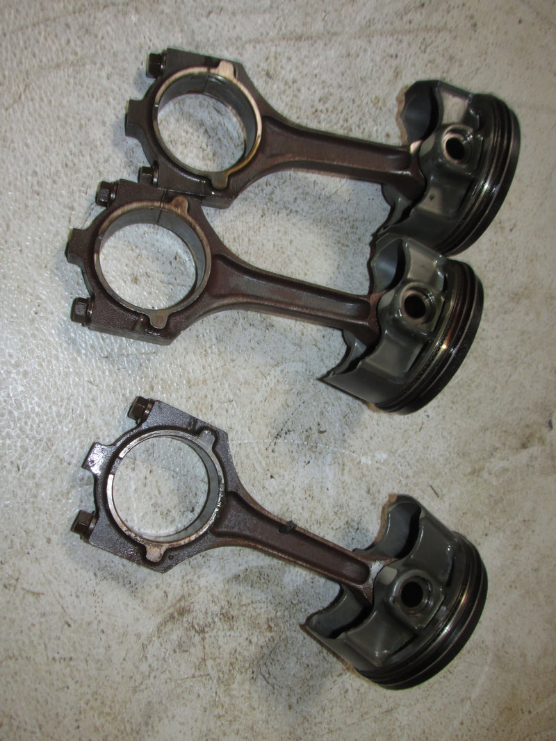 Yamaha 200hp 3.3L 4 Stroke Outboard Piston and Rod Set of 3 (69J-02)