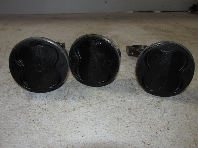 Yamaha 200hp 3.3L 4 Stroke Outboard Piston and Rod Set of 3 (69J-02)
