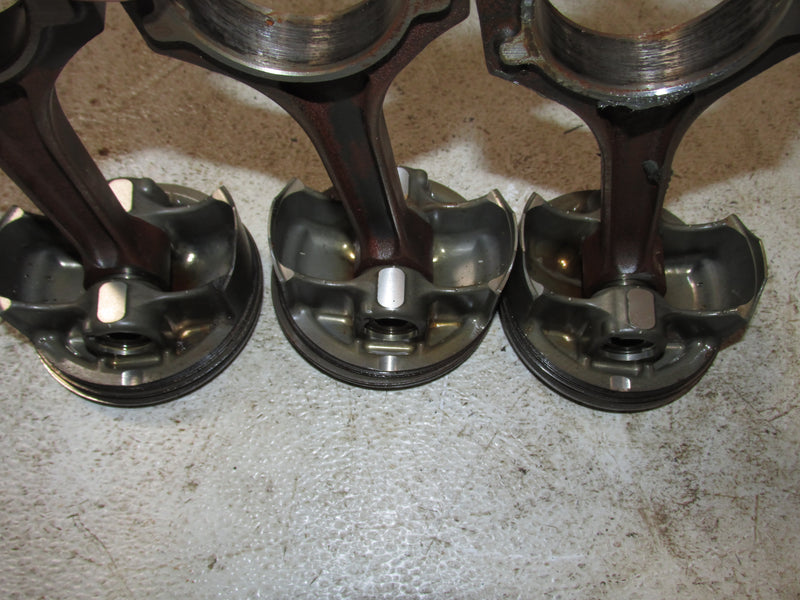 Yamaha 200hp 3.3L 4 Stroke Outboard Piston and Rod Set of 3 (69J-02)