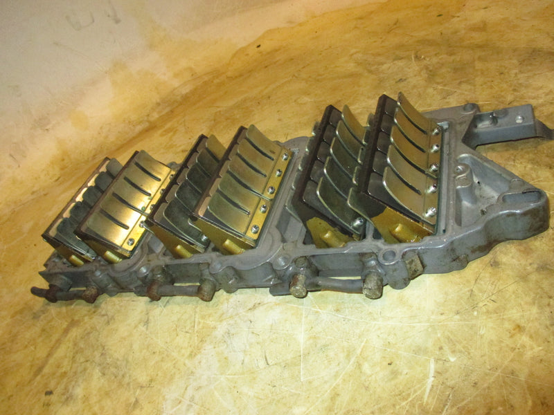 Yamaha 200hp HPDI 2 stroke outboard intake manifold with reeds (68F-13624-00)
