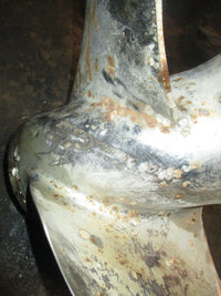 Load image into Gallery viewer, Outboard Turning Point Mach 3 Express OS stainless steel prop
