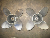 Load image into Gallery viewer, Mercury Offshore series outboard 4 blade stainless propeller set (48-825903-21)
