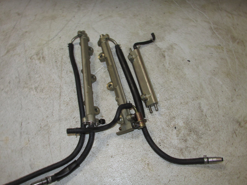 Yamaha 200hp 3.3L 4 Stroke Outboard Fuel Rail & Cooler Set (69J-13170-00-00)
