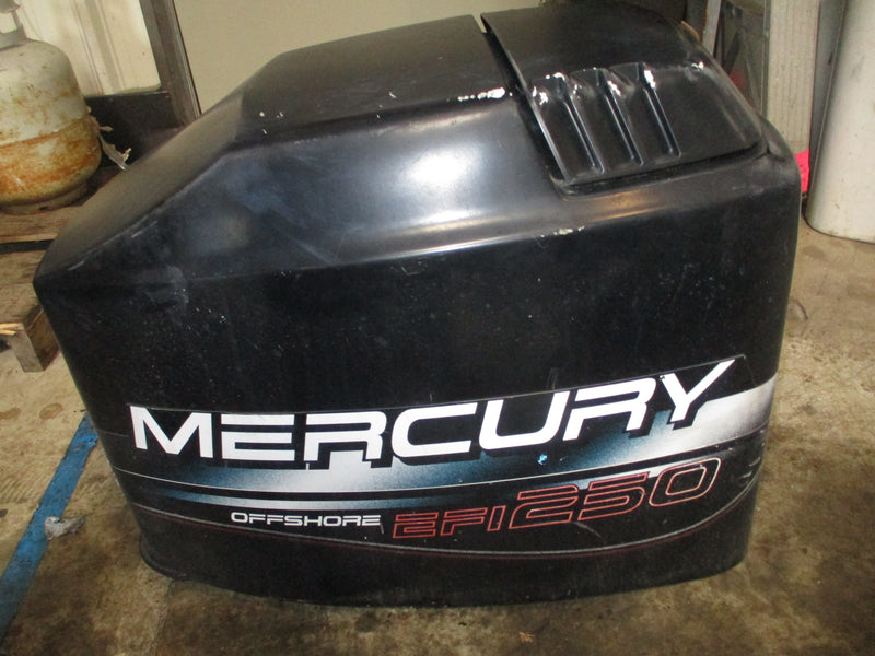 Mercury EFI 250hp 2 stroke outboard top cowling