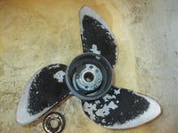 Load image into Gallery viewer, Johnson 90hp Ocean Pro 2 Stroke outboard Aluminum Propeller 14X17 (177131)
