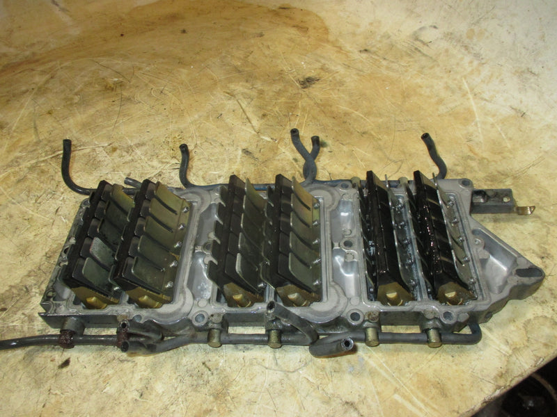 Yamaha 225hp OX66 2 stroke outboard intake manifold and reeds 65L-13624-01-1S
