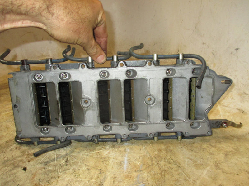 Yamaha 225hp OX66 2 stroke outboard intake manifold and reeds 65L-13624-01-1S