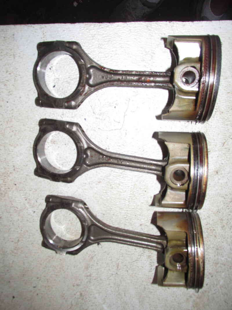 Suzuki DF150 150hp Outboard Piston and Rod Set of 3 (12111-96J01)