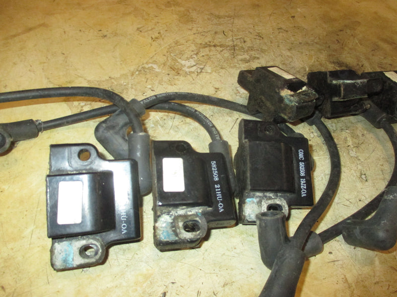 Evinrude 225hp Ocean Pro 2 Stroke outboard Ignition Coil Set (582508)