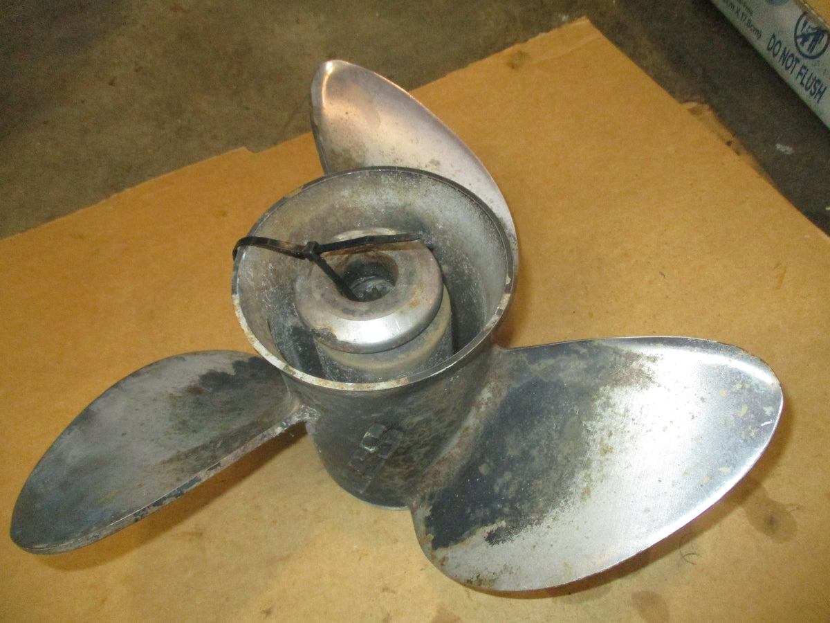 Johnson 150hp 2 stroke outboard stainless propeller 14.75x19 176617