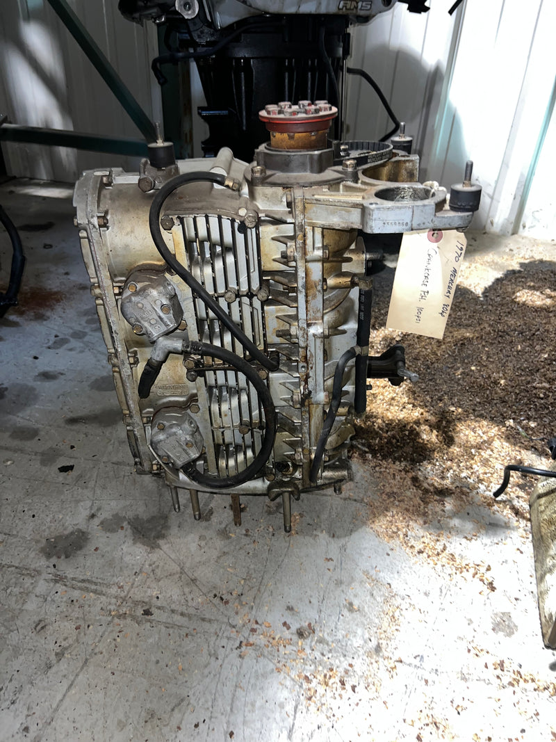 1970 Mercury outboard 80hp crankcase powerhead