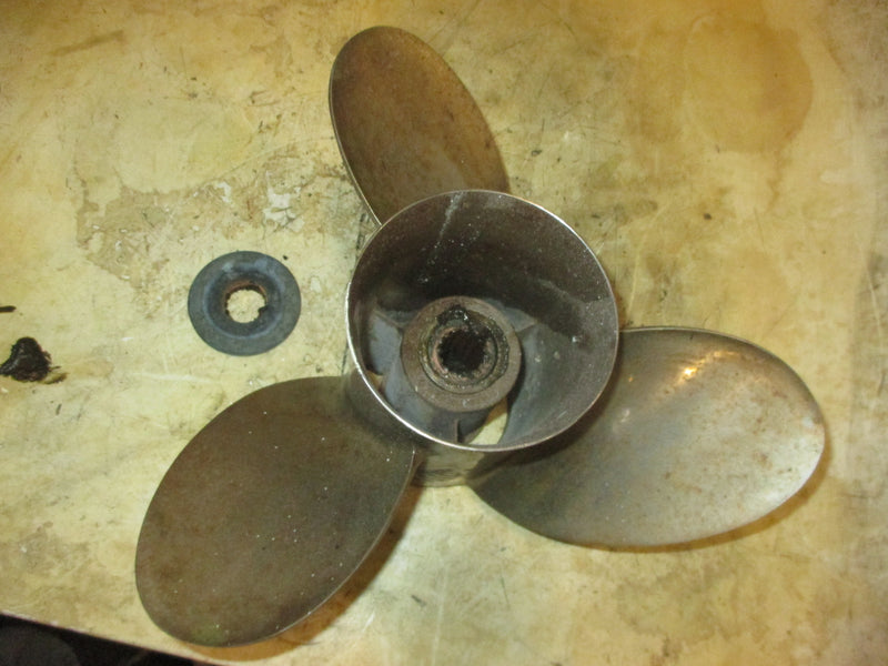 Mariner 225hp 2 Stroke outboard Mirage Stainless Steel Propeller (48-13702)