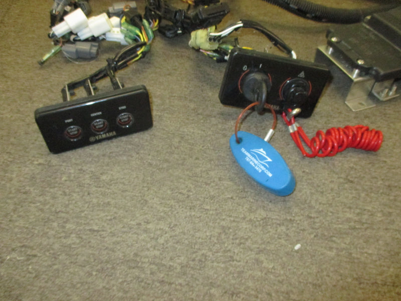Yamaha DEC Triple Engine Control Box with Ignition and start/stop switch set
