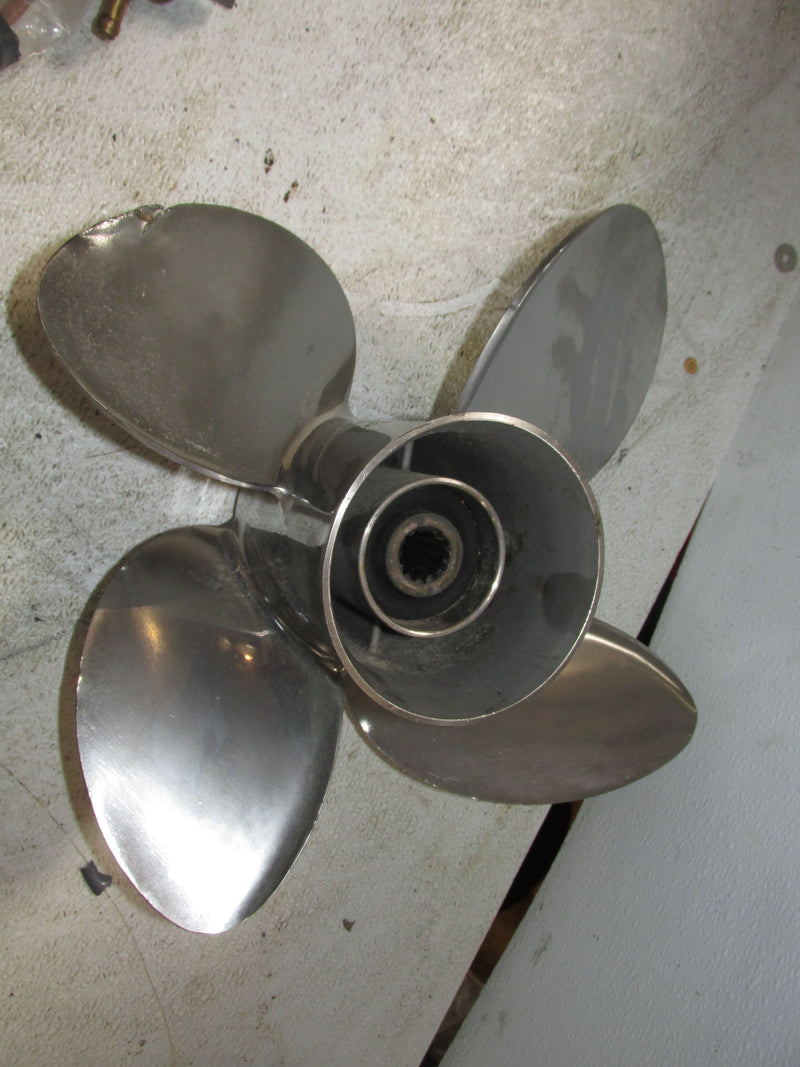 Suzuki DF70 70hp Outboard Solas 4 Blade Propeller (13 1/4 X 15)