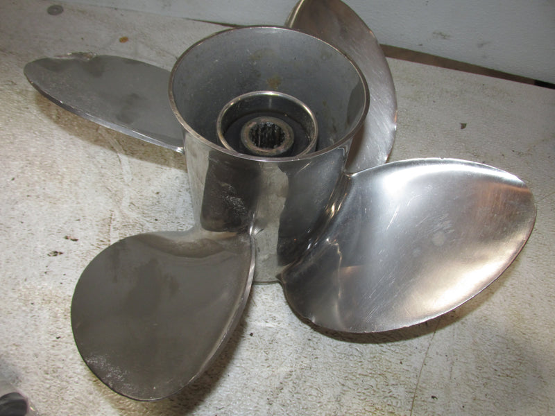 Suzuki DF70 70hp Outboard Solas 4 Blade Propeller (13 1/4 X 15)
