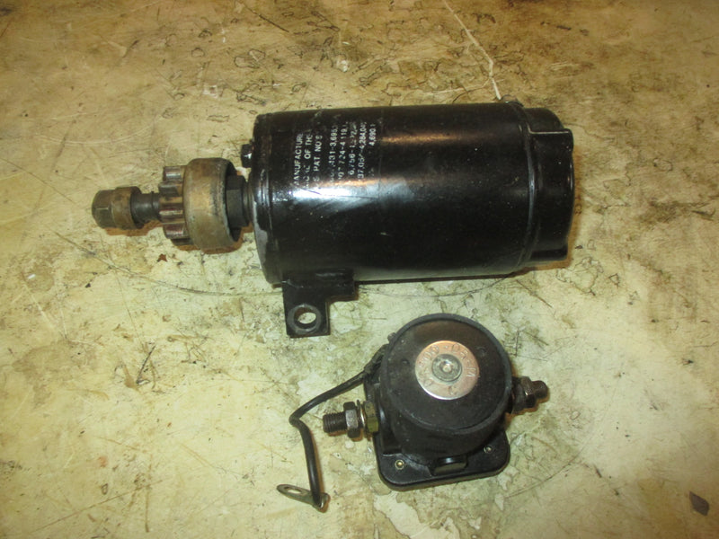 Johnson 40hp Tracker 2 stroke Outboard Starter and Solenoid (583482)
