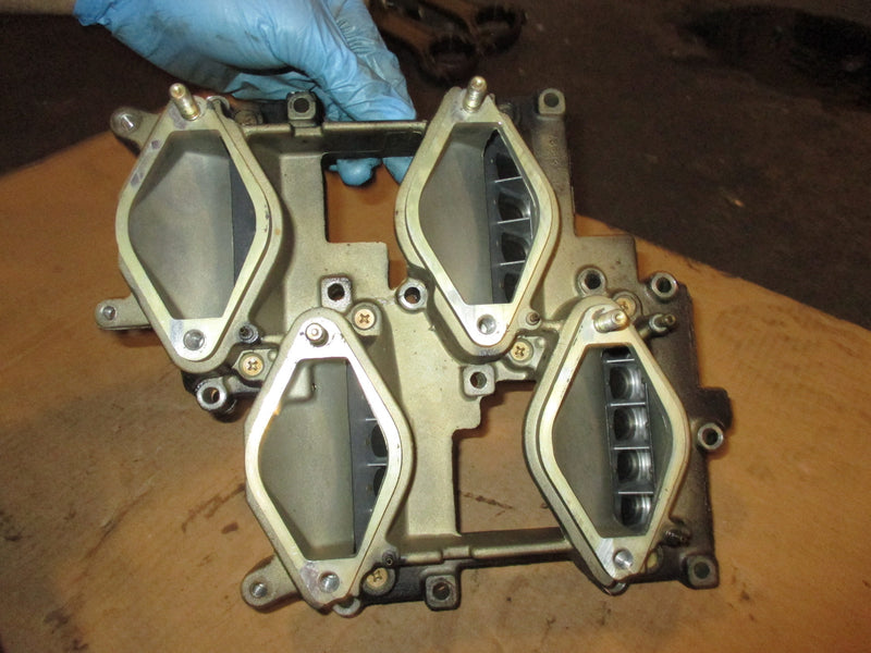 Evinrude 120hp 2 stroke outboard intake manifold and reeds (328627)