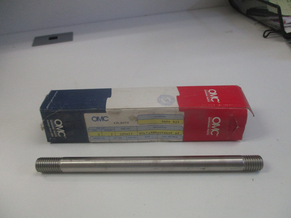 New OEM OMC/Johnson/ Evinrude Thrust Bolt Assy (missing nuts) 329417