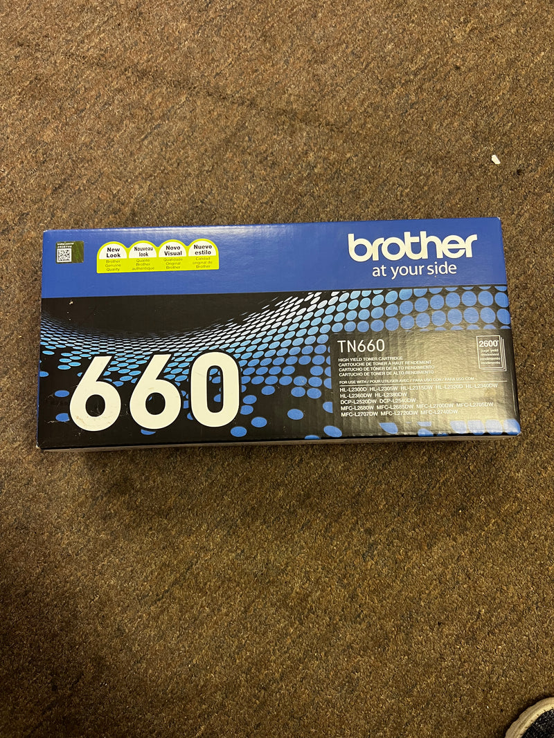 Brother TN660 High-Yield Toner, Black