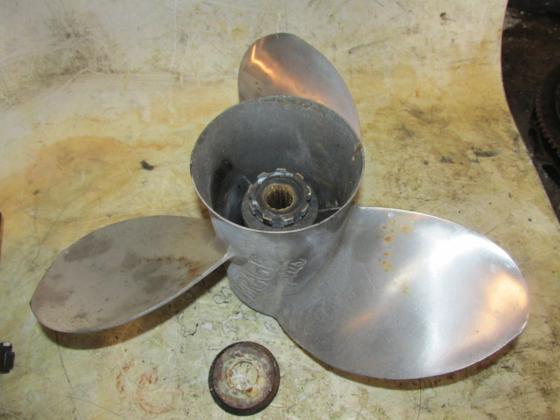 Mercury 150hp 2 Stroke Outboard Mirage Counter Rotation Stainless Propeller