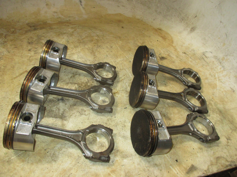Suzuki DF225 225hp outboard piston and rod set of (6)