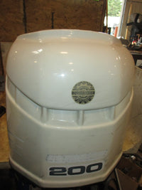 Load image into Gallery viewer, Evinrude Ficht 200hp 2 Stroke outboard top cowling
