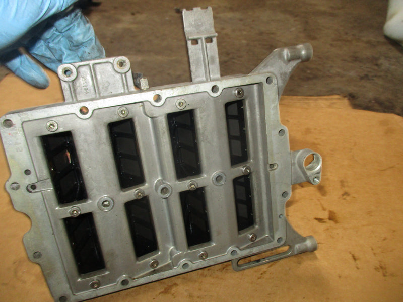 Evinrude ETEC 115hp outboard intake manifold with reed valves