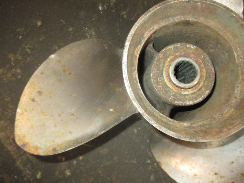Evinrude Ficht 200hp 2 Stroke outboard stainless steel propellor (384925)