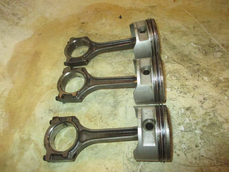 Mercury 90hp 4 Stroke Outboard Piston and rod set of 3 (6D8-00)