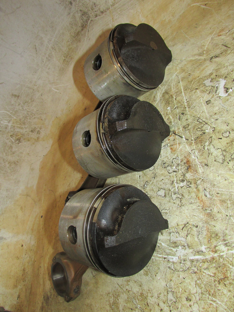 Evinrude 115hp 2 Stroke Outboard Piston and Rod Set of 3 .030 Oversized (3073P3)