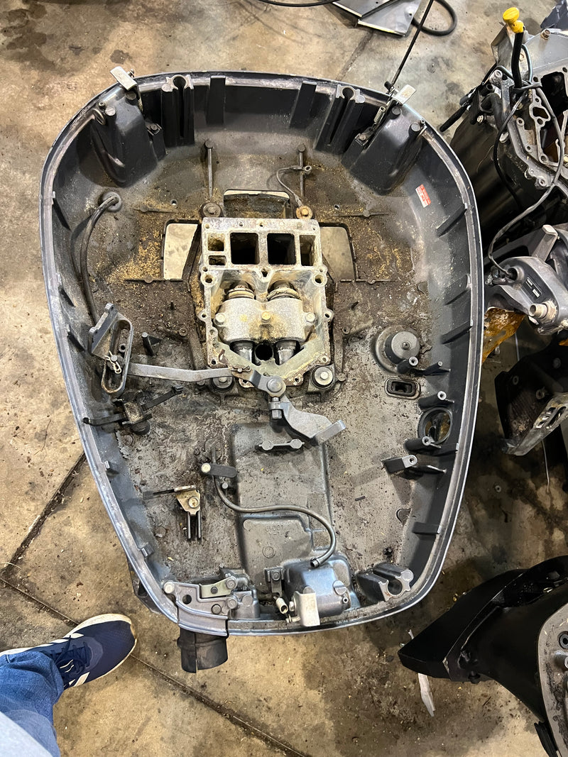 Yamaha OX66 200hp 2 stroke outboard 25" midsection