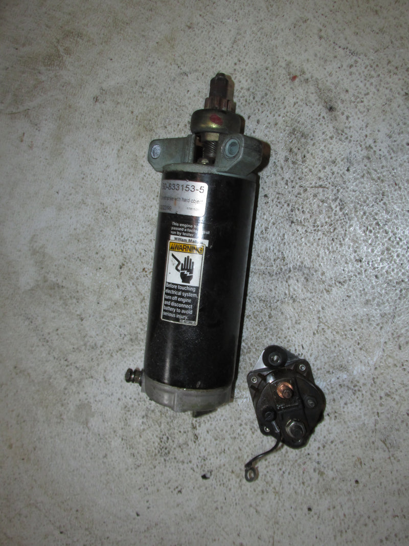 Mercury Optimax 135hp 2 Stroke Outboard Starter and Relay (50-833153-5)