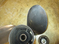 Load image into Gallery viewer, Suzuki dt 115 / 140hp DF 60 / 70 outboard stainless steel propellor (13 1/4x20)
