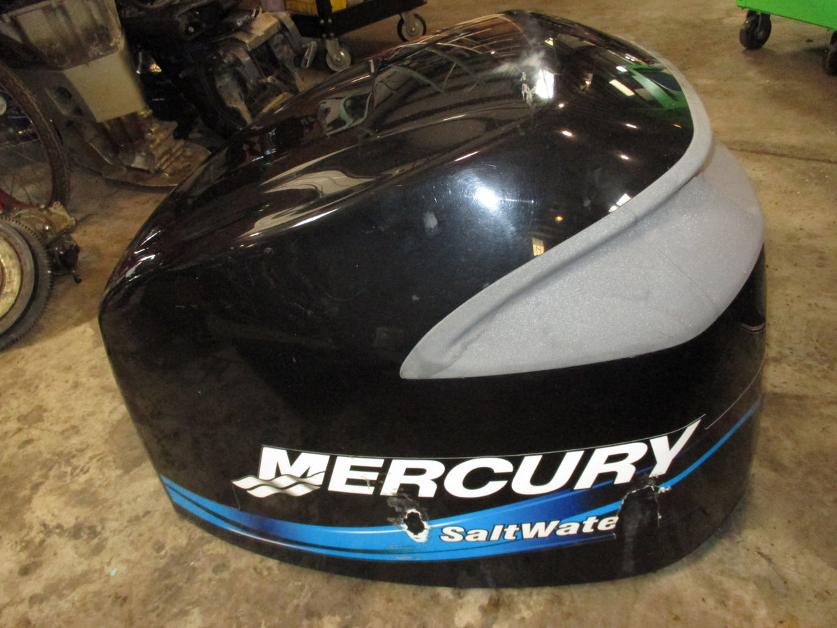 Mercury 225hp saltwater series 4 stroke outboard  top cowling